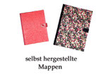 selbst hergestellte Mappen