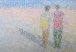 「daily piece」アクリル絵具　キャンバス　16×23cm　2015年　