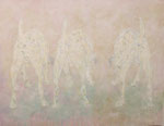 「ontology」アクリル絵具　パネル　綿布　91×117cm　2014年