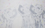 「heartline」　木版・手彩色　75×120㎝　2013年