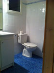 Salle de douche (chambre parents) - carrelage bleu