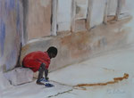 Sénégal - Petit caillou dans la sandale - 22x31