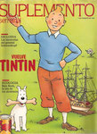 Suplemento Semanal. Vuelve Tintín. Reportaje Made in Tintín. 5 hojas hablando de Tintín y Hergé. 7 de Febrero de 1993.