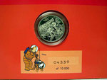 Moneda Conmemorativa sin curso legal de Plata 925, 19gr, 33mm, número 4339 de una Edición de 10.000 unidades