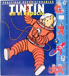 Tintín en el Espacio. Pegatinas Reposicionables. Primera Edición Noviembre 2002.