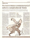 Recorte del Diario La Voz de Cádiz de la Sección Vida&Ocio-Cultura. 80 Aniversario. 10 de Enero del 2009