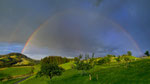 Gewitter mit Regenbogen Vorderfultigen