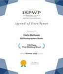 Award by ISPWP for Venice photographer CB Photographer Venice