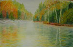 Autumn, watercolor, 30x40cm, 2007.