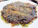 2016/01/30　ネギ焼き　Green Onion Okonomiyaki