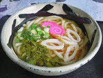 2018/08/19　めかぶうどん　Udon with Root of the Wakame Seaweed