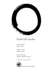 Corsi di vuoto, brochure - Studio Toni De Rossi, Verona - 1996