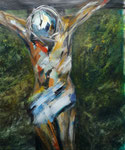 2019/1, Christus, Acryl, Leinwand, 60x90 cm