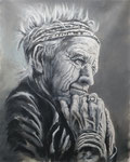2022/5, Keith Richards, Acryl, Leinwand, 60x80 cm