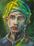 2024/3, Portrait, Acryl, Leinwand, 60x80 cm
