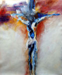 2021/4, Christus, Acryl, Leinwand, 53x54 cm