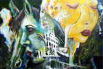 2015/2, Traumland, Acryl, Leinwand, 90x60 cm 