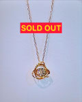 K18ダイヤペンダント(Dancing)　D：K　VS2　EX＆HC　0.363ct)　45cmスライド式チェーン付　￥125,000（税込）