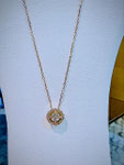 K18ダイヤペンダント　D：0.209ct・Ð・SI‐2・EX/ 0.13ct　トップ大きさ：7.7ｍｍ　¥150,000（税込）