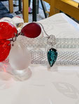 Ptトルマリン・ダイヤペンダント（インディゴライトトルマリン）　T：2.53ct　D：0.22ct　トップ：2.2cm×0.7cm　￥138,000（税込）