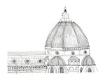 Basilique di Santa Maria del Fiore サンタ・マリア・デル・フィオーレ大聖堂（ドゥオーモ）冷静と情熱の間の舞台になりました。街並み画像の屋根がレンガ色というのが印象的。ミレニアムに観光しました　笑。