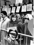 Roma, Novembre 1990 - Nando, Simona e Rita alla manifestazione a Montecitorio contro stragi