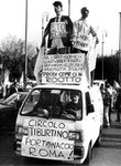 Roma, Novembre 1996 - Manifestazione Polo contro Romano Prodi