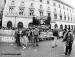 Roma, Dicembre 1993 - Manifestazione studenti di destra