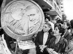 Palermo, Maggio 1993 - Manifestazione sindacati unitari contro stragi in Sicilia