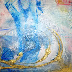 "Sternzeichen Wassermann Acryl auf Leinwand 2008
