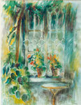 La pergola de l'Annetta          aquarelle       50x65