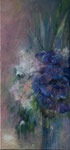 Le bouquet bleu                          Huile  75x35