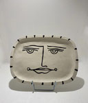Sandrine Auric, grès émaillé fait main, "Un autre regard" 15X21cm , Galerie Gabel, Biot