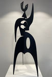 Antonine de Saint Pierre, sculpture, mobile 170cm ou 80cm, sculpture en découpe d'acier peint. Galerie Gabel, Biot, France