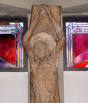 Christus mit Nimbus, Unterkirche, überlebensgroß