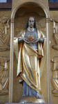 Herz-Jesu-Statue, Seitenaltar links, 1,5 m, 1930