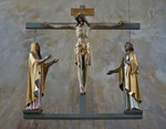 Kreuzigungsgruppe, Altarraum, 1,5 m, 1954