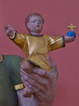St. Josef mit Jesus, Seitenaltar rechts, lebensgroß, 1962