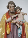 St. Josef mit Jesus, Kirchenwand rechts, lebensgroß, 1941