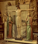 Kreuzigungsgruppe in der Werkstatt des Meisters