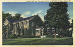 Loomis Hall and Carnegie Library postcard