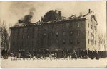 original Old Sandstone burning in 1912