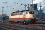 103 003 (Bza Minden) 14.02.1980 in Osterfeld in der nähe von Stellwerk Ost.