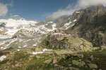 Albert-Heim-Hütte durante la salita al Schafberg