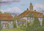 Schloss Unwürde Neubau durch die von Hund im 18.Jh.