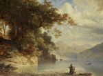 JOHANN GOTTFRIED STEFFAN, Am Vierwaldstättersee, 1855, CHF 30'000, Juni 2012