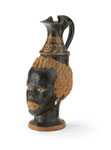 Oinochoe mit negroidem Kopf, apulisch, wohl 4. Jh. v. Chr., CHF 150'000, June 2013