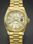 Herrenarmbanduhr der Marke ROLEX "Oyster Perpetual Day-Date", 18K GG, CHF 12'000, November 2009