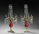 Paar Tischleuchter, Schweden, 19. Jh., CHF 9'600, June 2013