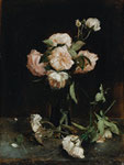 GABRIEL SCHACHINGER, Rosa Rosenbouquet in einer Vase, CHF 22'800, Juni 2014